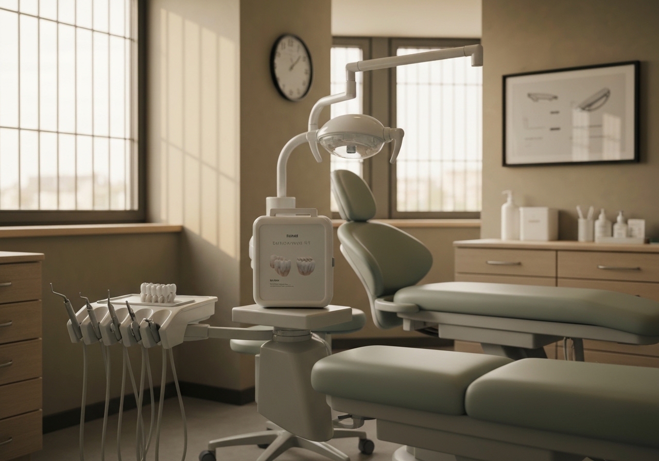 Dental clinic offer sample production still